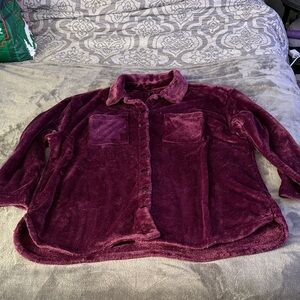 Torrid deep purple plush top